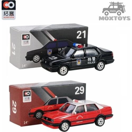 XCarToys 1:64 VW Jetta Guangzhou Taxi/Special Police Diecast Model Car