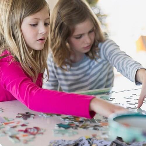 1000 Pcs Adult Puzzle Kids Jigsaw Landscape Puzzles Educational Toys for Children animation pairing Toys Gift