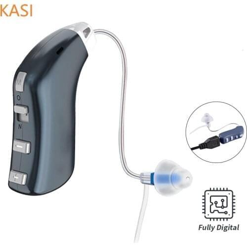 2021 New 16 channel Digital Hearing Aid audifonos Sound Amplifiers Wireless Ear Aids for Elderly Moderate Loss hearing amplifier
