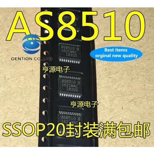 5PCS AS8510 AS8510-ASSM SSOP20 in stock 100% new and original