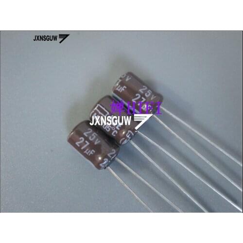 20PCS NIPPON KZE 25V27UF 5X7MM NCC Aluminum electrolytic capacitor 27UF/25V CHEMI-CON 105 degrees 27uF 25V