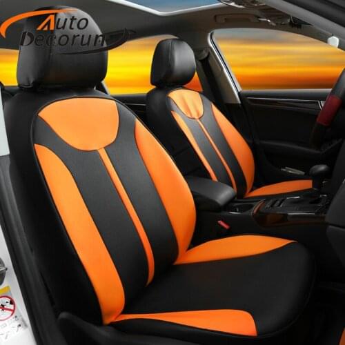 AutoDecorun PVC leather car seat cover for BMW 4 series seats covers set accessories custom fit seat cushion supports Cover Pad