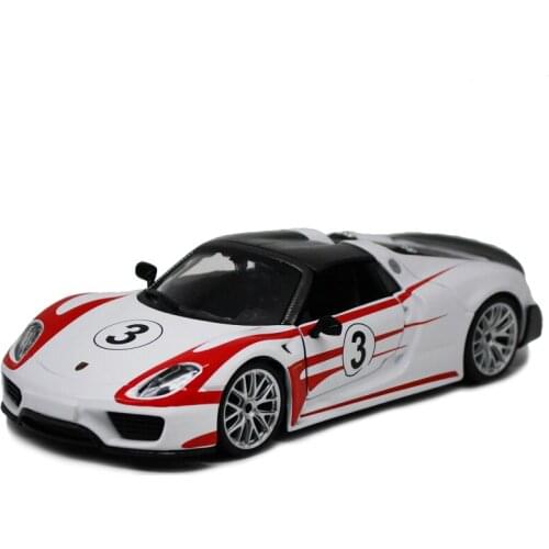 Bburago 1:24 918 Weissach Racing Car Static Simulation Diecast Alloy Model Car