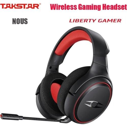 TAKSTAR NOUS Liberty Gamer Wireless Gaming Headphone Earphone Virtual 7.1 Surround Sound Detachable Microphone For PC, MAC, PS4