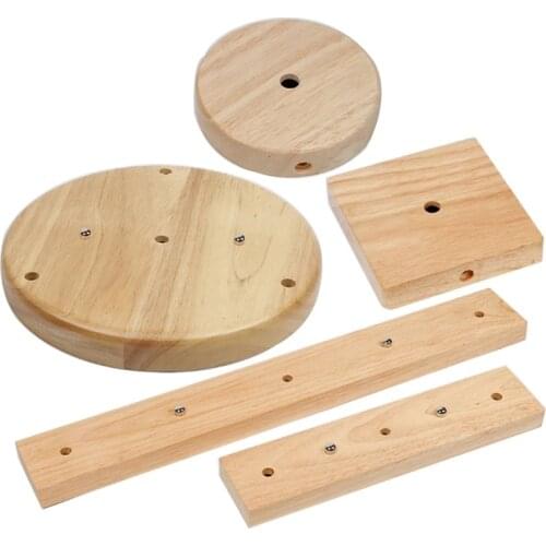 DIY Bracket For Chandelier Ceiling Light Holder Wood Display Base LED Bulb Lamp Socket Accessories Parts Bases Lights Fittings