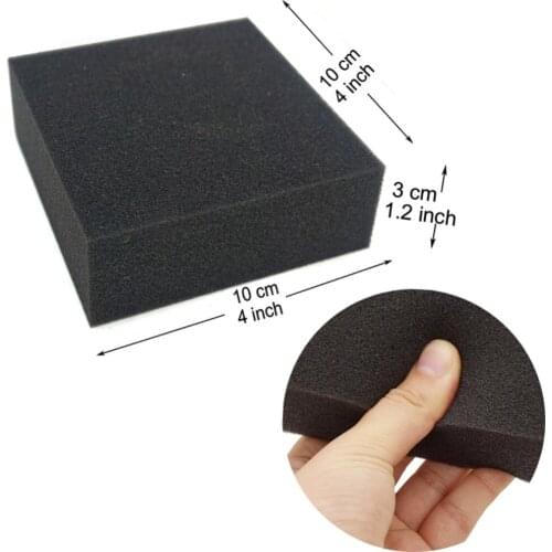 Feltsky 20 Pack High-density Needle Felting Mat for Needle Felting Kit Pad Felting Base Black Foam Felting 10x10x3cm
