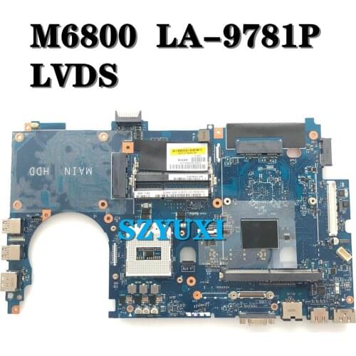FOR Dell Precision M6800 Laptop Motherboard VCHYK 0VCHYK CN-0VCHYK VAR10 LA-9781P mainboard 100%tested