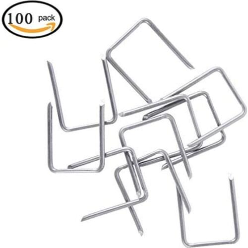 Nail Metal Cable Staples Contractor Length 9/16 Inch 1/2 Inch Secures RomexR & (NM) Non-Metalic Cable Splinter Free 100 PCS