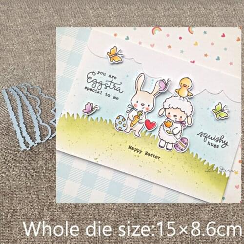 XLDesign Craft Metal Cutting Dies stencil mold Grassy Knoll decoration scrapbook Album Paper Card Craft Embossing die cuts