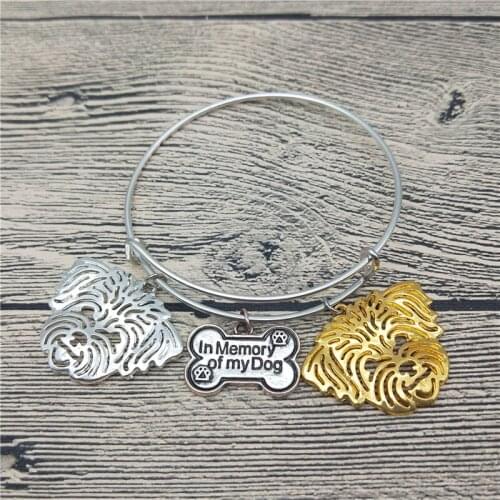 Trendy New Shih Tzu Bangles Cute Shih Tzu Dog Bangles Bracelets Fashion Pet Jewellery