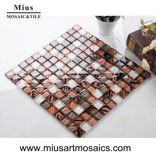 Crystal glass mosaic tile kitchen mosaic tile