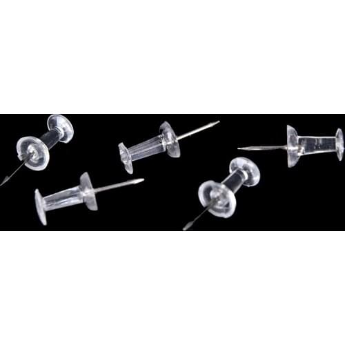 40pcs Plastic Tacks Push Pins Assorted Making Thumb Tacks Cork Board Office School Stationery Supplies