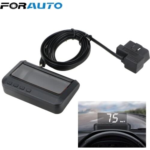 Overspeed Warning System Projector Head Up Display Windshield Auto Electronic Voltage Alarm Car HUD C100-HUD OBD2 II EUOBD