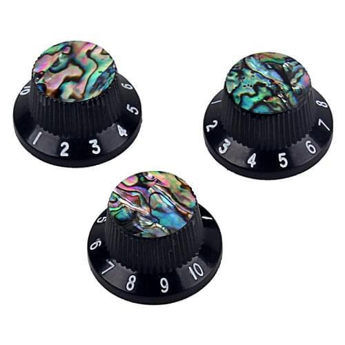 Electric Guitar stratocaster volume and tone knobs