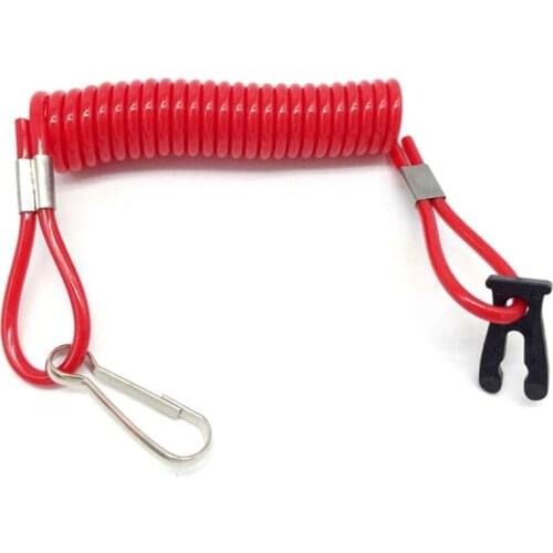 1PC Boat Outboard Engine Motor Lanyard Kill Stop Switch Safety Tether For SUZUKI