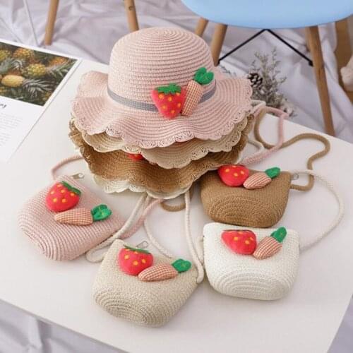 Straw hat baby boy girl hat turbans for babies newborn Bucket hat bunny hat beanie Cap for boy cotton 0-24 months