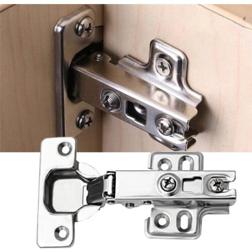 2pcs Cabinet Hinge 110 Degree Soft Close Kitchen Cupboard Cabinet Door Hinges Slow Shut with Screws Full Overlay 35mm Hardware
