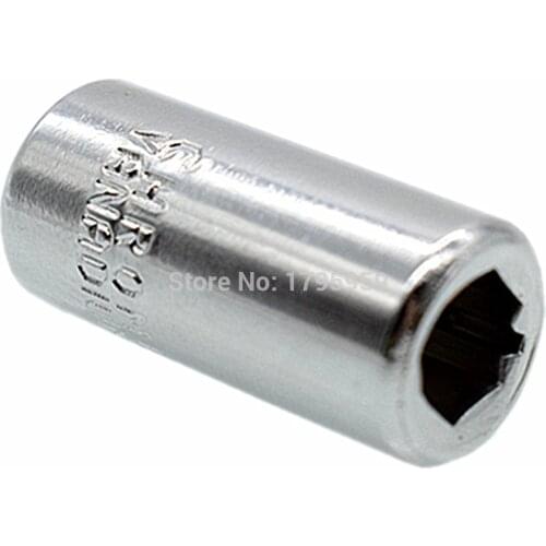 Adapter Socket Drive 1/4" Square to 1/4" Hex Drive Screwdriver Bits Holder Converter Impact Socket Bit Adapter Conversion Tool