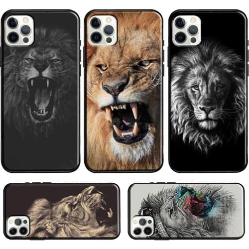 Roaring Lion Design Case For iPhone 12 Pro Max 12 mini 11 Pro Max 6S 7 8 Plus X XR XS Max SE 2020 Cover