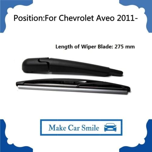 For Chevrolet Aveo 2011+ Rear Windshield Window Wiper Arm + Blade Set New