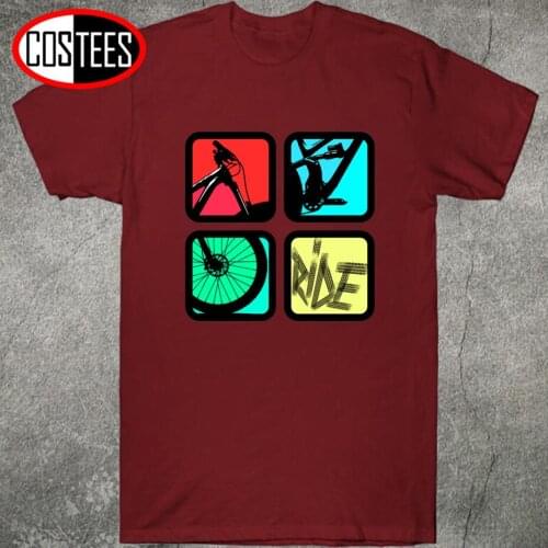 MTB square bicycle T shirts men Cyclist BMX biking Rider T-shirt MTB Biker tshirt Sports Mountain biking Nature Cycling clothing