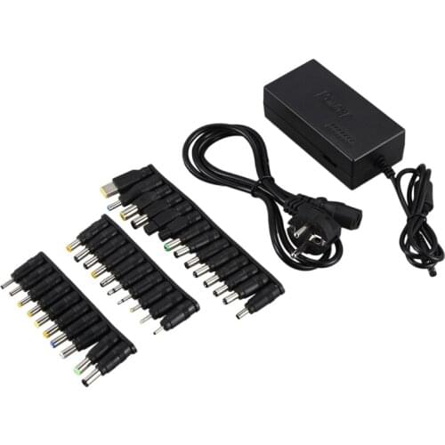 Quality 34Pcs Universal Power Adapter 96W 12V To 24V Adjustable Portable Charger For Dell Toshiba Hp Asus Acer Laptops Eu-Plug