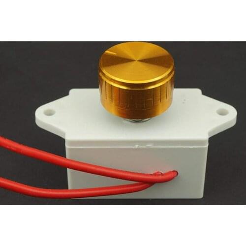 Fan Speed Control Kit Fireplace Stove Blowers On/Off Variable Speed Controller with Rheostat Knob, Voltage Motor Speed Controlle