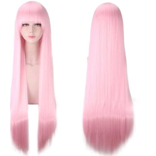 Cosplay DARLING in the FRANXX Zero Two anime protagonist synthetic hair water pink wig