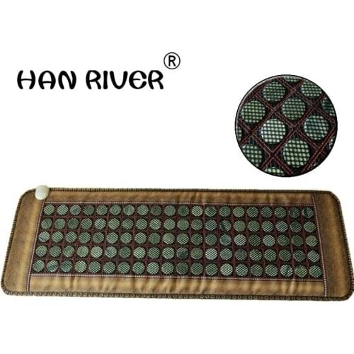 2015 heated mat therapy jade stone bed mattress therapy heating jade mattress thermal jade mattress 50*150CM