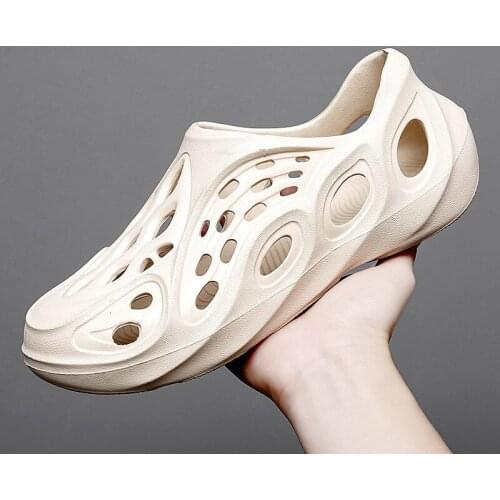 Summer Couple Hole Shoes Unsex Outdoor Beach Shoes Beach Soft-Soled No-Slip sandals Breathable Comfortable Shoes