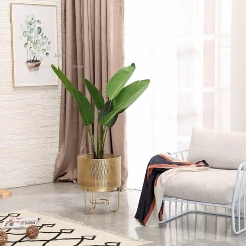 Nordic Wrought Iron Kitchen Restaurant Flower Shelf Outdoor Garden Cafe Floor Plant Rack Indoor Balcony Bedroom Flower Pot Stand