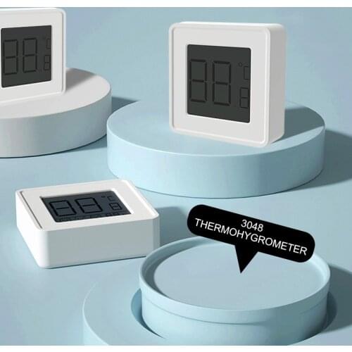 New Mini Thermometer Hygrometer Indoor Thermometer Wall-mounted Room Temperature Gauge Monitor Meter for Home Baby Room