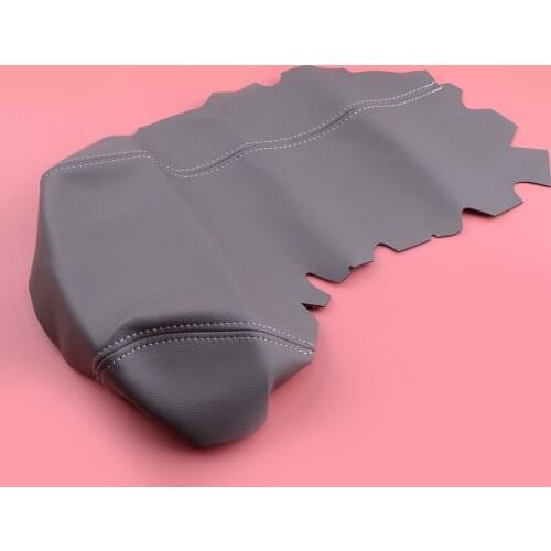 Car Front Gray PU Car Interior Center Console Lid Armrest Box Cover Fit for Lexus IS200T IS250 IS300 IS350 2014 2015 2016 2017