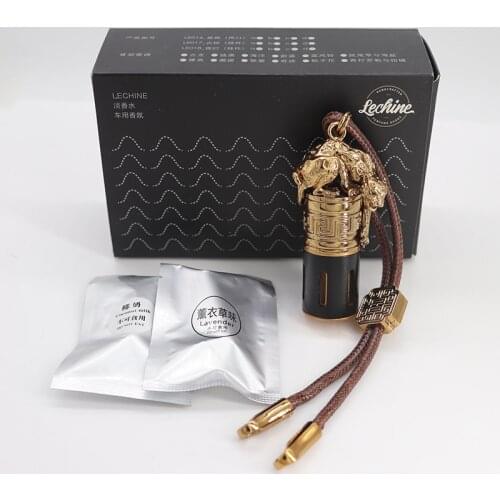 Luxury Hanging Car Perfume Animal Design Car Fragrance Retro Style Car Air freshener PiXiu Car Scent Diffuser