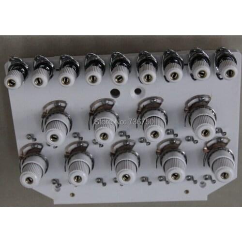 Tajima and Chinese embroidery machine parts - plastic tension head with back cover / tension post 9 needles