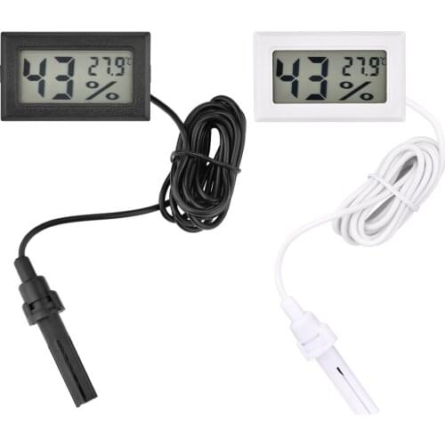 Indoor Mini LCD Infrared Thermomter Hygrometer Sensor Temperature Controller Refrigerator Aquarium Digital Monitoring-Display