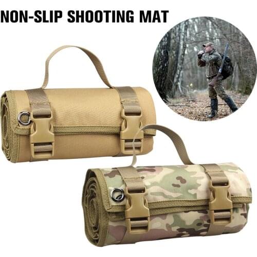 Military Roll Up Shooting Padded Shooters Mat Outdoor Non-slip Training Shooting Pad Butt Accessories