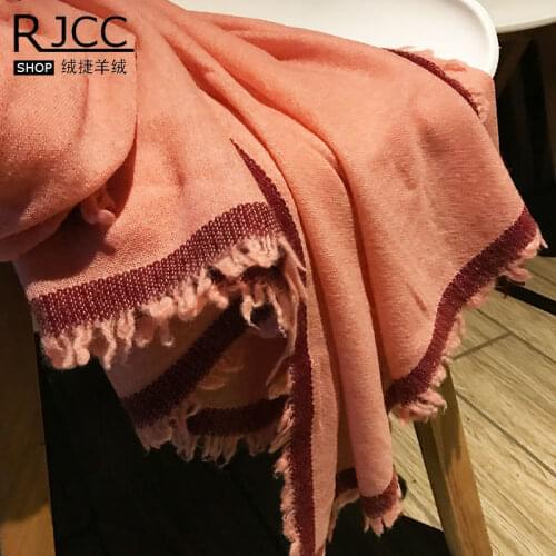 Winter Autumn Warm Pure cashmere scarf Women Lady shawl solid color ladies wild spring and autumn Mongolia