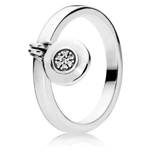 925 Sterling Silver Ring Branded Padlock Pan Ring For Women Wedding Birthday Party Gift Fashion Jewelry