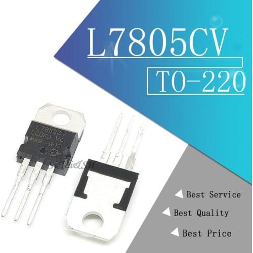 10PCS L7805CV TO220 L7805 TO-220 7805 LM7805 MC7805 new and original IC