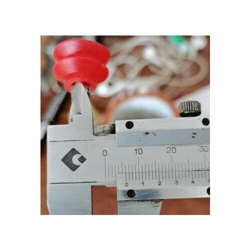 200 Pieces Offset Printing Machine Parts Red Rubber Sucker 19x11x6mm