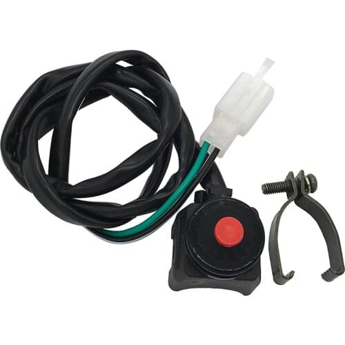 22mm Handlebar Ignition Switches Motorcycle Universal Push Button 12V ATV Off Road Motocross Dirt Bike Controller