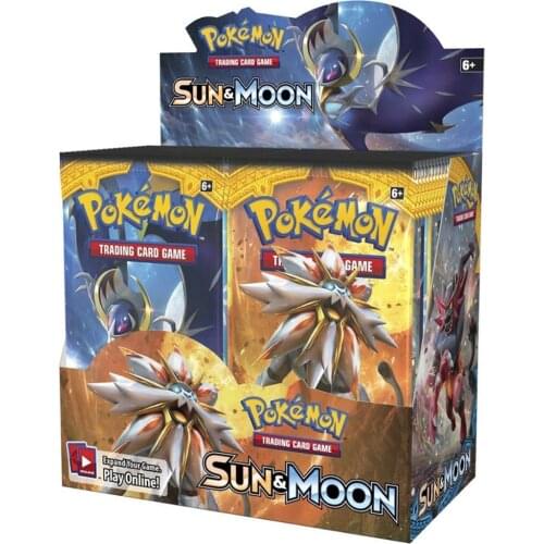 324pcs Pokemon Card Sun & Moon Game Collection Cards Exquisite Boxed Party Collection Trading Cards Game Toy Gift