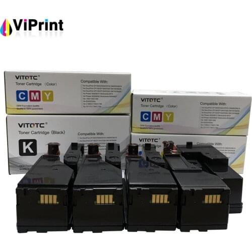 4Pcs Japan EA Powder Toner Cartridges Compatible For Xerox Phaser 6010 6000 Workcentre 6015 6015V Laser Printer