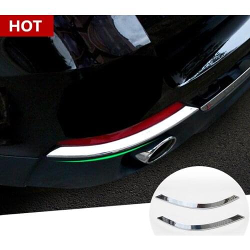 ABS Chrome Rear Tail Fog Light Lamp Cover Trim For BMW X5 F15 2014-2018 2pcs Car Decoration Car Accesories Interior