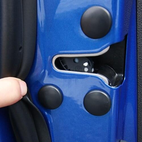 12Pc Car Door Lock Screw Protector Cover Anti-Rust Screws Cap Stickers For Audi BMW Mercedes-Benz Series-A B C E S G M ML GLK