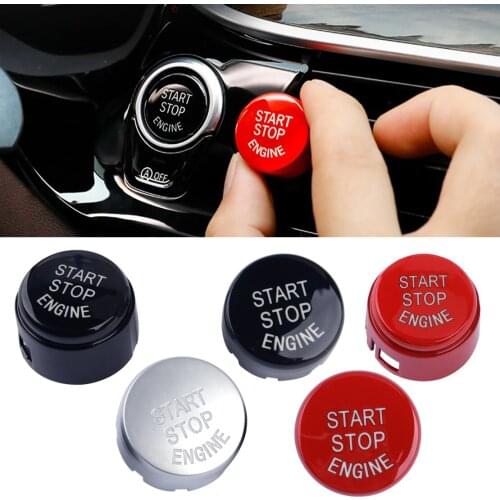 Beler Start Stop Engine Button Push Switch Cover Trim Lid Sticker Fit for BMW 5 6 7 F01 F10 F11 F20 F21 F30 F31 61319153832