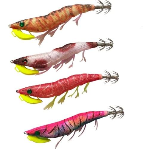 Egi 13cm Octopus Fishing Lures Hard Squid Jigs Shrimp Cuttlefish Squid Hook Rigs Artificial Bait Sea Fishing