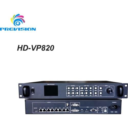 HDHUI HD-VP820 4k video processor control 5.2 million pixels widest 8000pixels highest 3840pixels support 4K video input signal