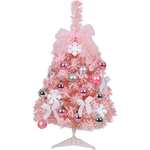Artificial Mini Christmas Tree With LED Lights For Christmas New Year Tabletop Decorations Accessories Party Supplies Atmosphere